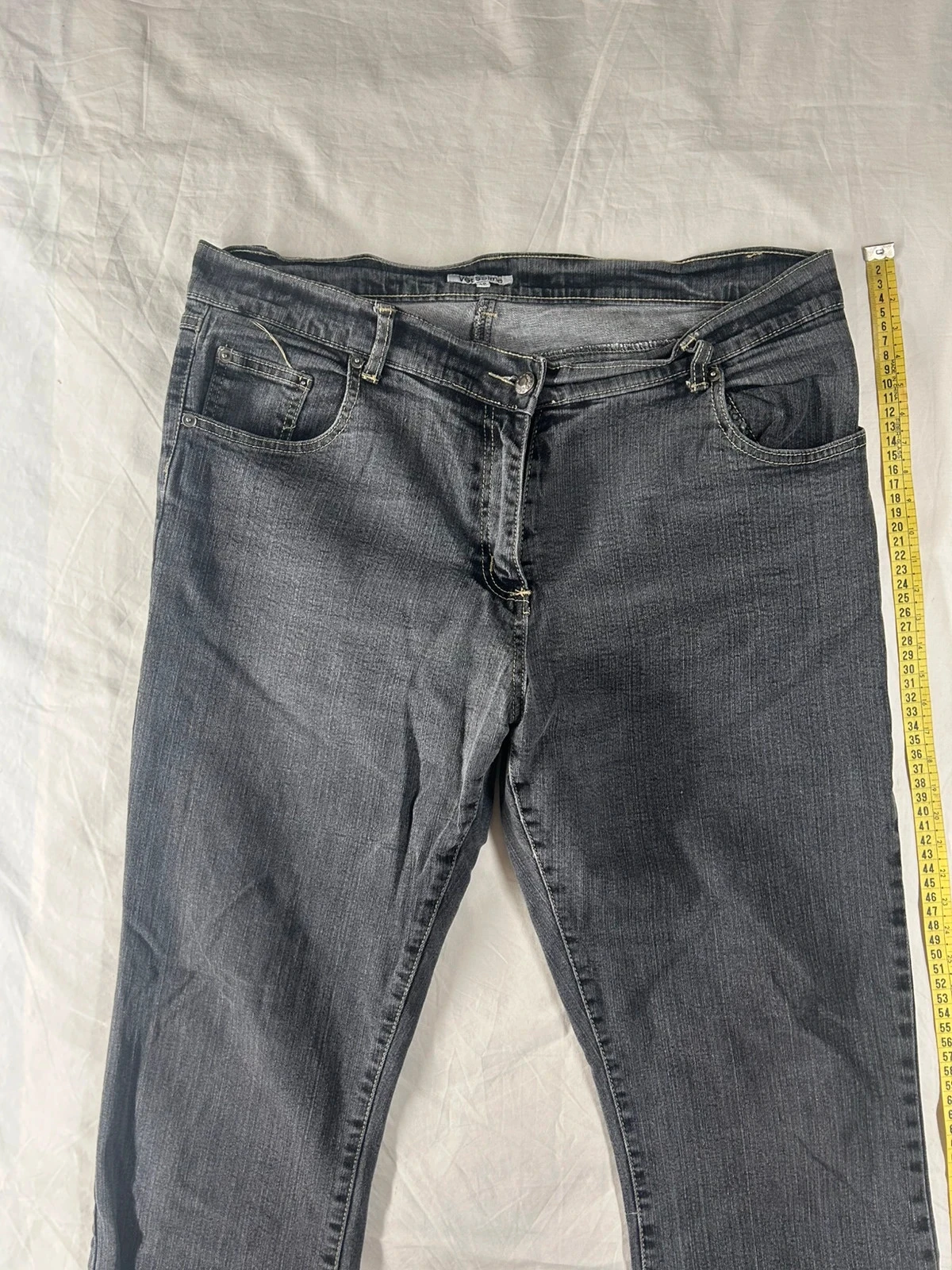 Grey black Vetissimo straight jeans size 48 – photo 2